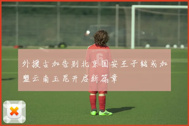 外援古加告别北京国安王子铭或加盟云南玉昆开启新篇章